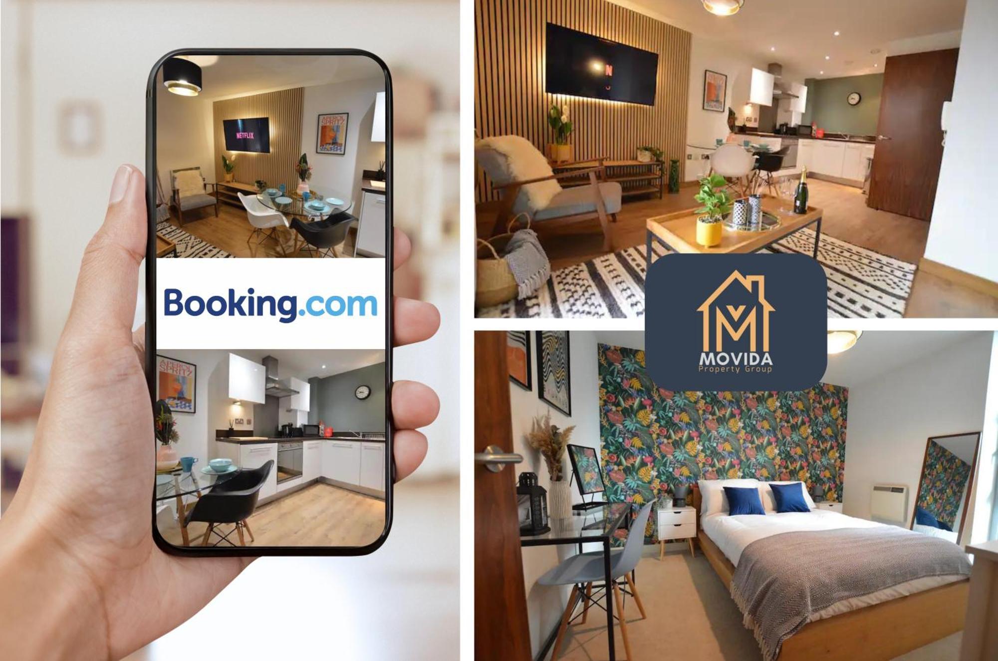 Lgi Stunning 1 Bedroom Apartment By Movida Property Group Short Lets & Serviced Accommodation Leeds  Exterior photo