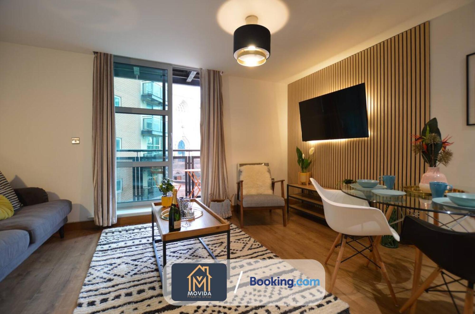 Lgi Stunning 1 Bedroom Apartment By Movida Property Group Short Lets & Serviced Accommodation Leeds  Exterior photo